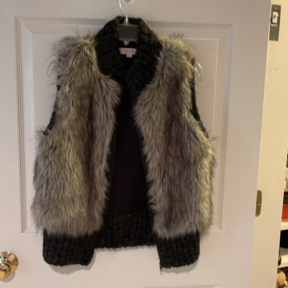 LOFT fur vest